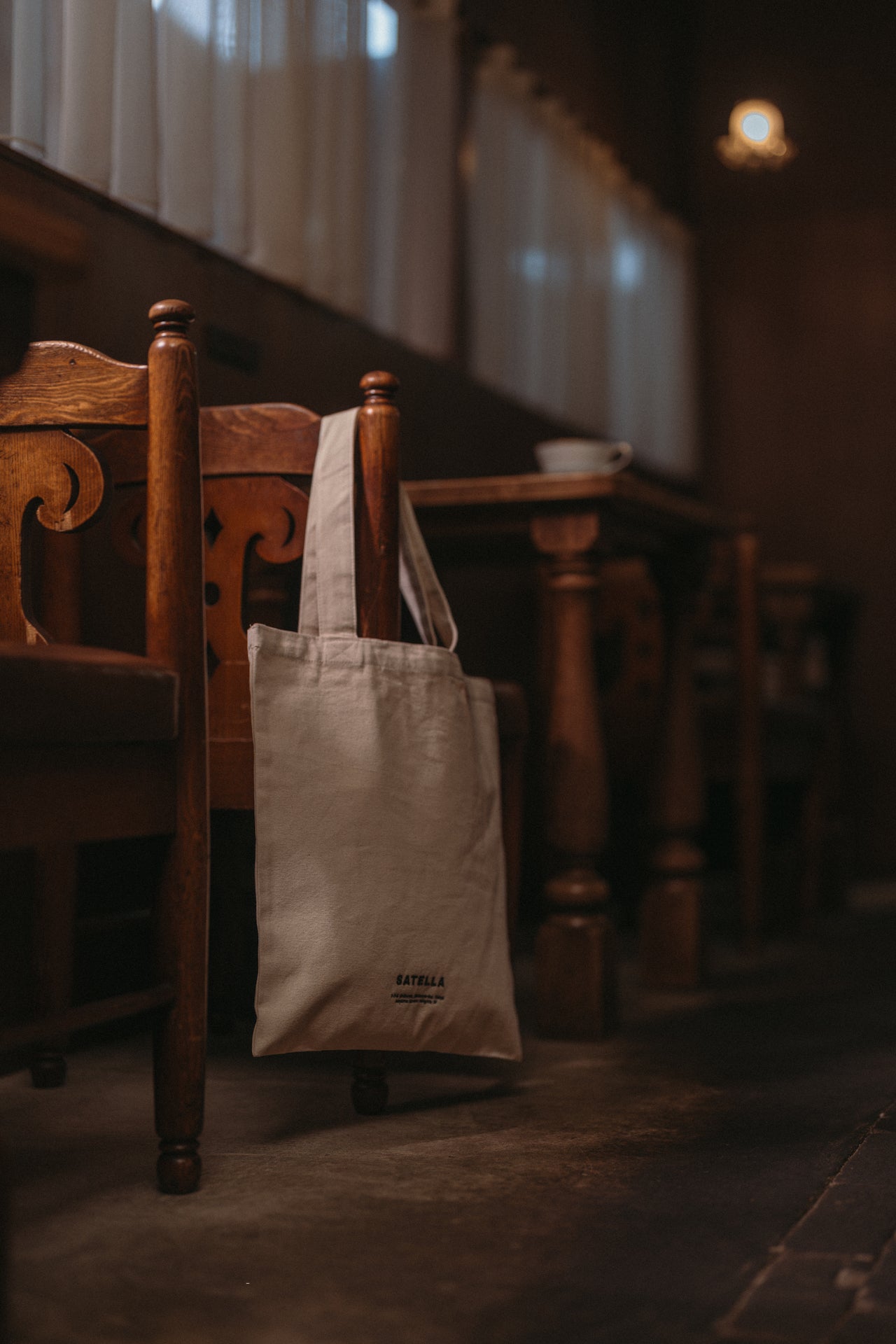SATELLA LOGO TOTE BAG