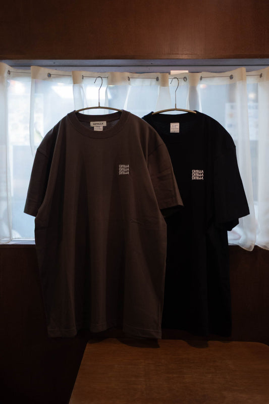 SATELLA T-SHIRT (白刺繍)